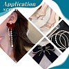 Plastic Pearl Bead Cup Chains CH-WH0013-01A-G-5