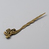 Alloy Fish Hair Sticks MRMJ-WH0077-102B-AB-2