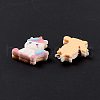 Opaque Resin Unicorn Pendants RESI-G040-A01-4