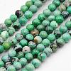 Natural Variscite Bead Strands G-P300-09-6mm-1