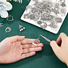 DICOSMETIC 80Pcs 10 Styles Tibetan Style Alloy Chandelier Component Links FIND-DC0006-05-4