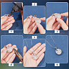  4Pcs 4 Styles Brass Pendant Irregular Cabochon Settings KK-NB0003-73B-3