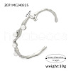 Branch 304 Stainless Steel Cuff Bangles for Women FS-WG30B71-01-1