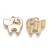 Alloy Enamel Kitten Charms ENAM-S115-056-2