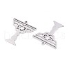 304 Stainless Steel Pendants STAS-N108-43P-2