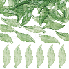 DELORIGIN 300Pcs 6 Styles Transparent Acrylic Pendants FIND-DR0001-41-1