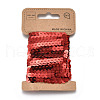 Plastic Paillette/Sequins Chain Rolls PVC-WH0005-01K-2
