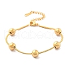 304 Stainless Steel Satellite Chains Bracelets for Women BJEW-D337-01C-G-4