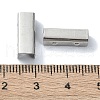 Rectangle 201 Stainless Steel Clasp STAS-C097-44A-P-3