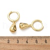 Brass Cubic Zirconia Hoop Earrings EJEW-Q015-02G-B-3