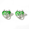 Rack Plating Alloy Enamel Pendants PALLOY-P291-05P-3