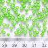 12/0 Baking Paint Glass Round Seed Beads SEED-S036-01A-16-3