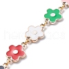 Flower Plastic Enamel Link Bag Strap Extenders FIND-JF00101-5