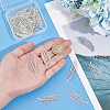 Unicraftale 50Pcs 201 Stainless Steel Filigree Pendants STAS-UN0058-06-4
