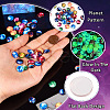60Pcs 15 Style Glass Cabochons GLAA-TA0001-76-5