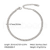Simple and Stylish Stainless Steel Twisted Chain Anklets for Summer Casual Fashion Accessory VK2423-2-2