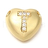 Rack Plating Brass Micro Pave Cubic Zirconia Pendants KK-I722-04G-T-1