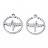Non-Tarnish 201 Stainless Steel Pendants STAS-N091-97-2