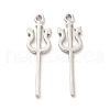 Rack Plating Alloy Pendants PALLOY-E025-07P-1