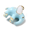 Alloy Enamel Pendants ENAM-B059-02B-3