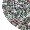 Natural African Bloodstone Beads Strands G-P575-A55-4x2mm-3