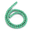 Handmade Polymer Clay Bead Strands X-CLAY-T020-10B-2