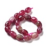 Dyed Natural Malaysia Jade Beads Strands G-P528-I03-01-3