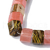 Tigerskin Glass Beads Strands G-F743-03C-4
