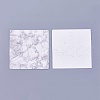 Cardboard Jewelry Display Cards X-CDIS-WH0010-02-1