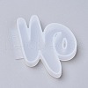 Letter DIY Silicone Molds DIY-I034-08W-2