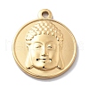 PVD Vacuum Plating 304 Stainless Steel Pendants STAS-R130-36G-1