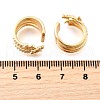 Brass Micro Pave Clear Cubic Zirconia Cuff Earrings EJEW-F370-34G-5