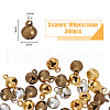 SUPERFINDINGS 300Pcs 3 Colors Brass Bell Charms KK-FH0007-63-2