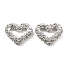 Heart Shape Polymer Clay Rhinestone Beads CLAY-NH0001-09A-14-1