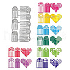 Carbon Steel Cutting Dies Stencils DIY-WH0309-1646-1