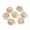 Handmade Lampwork Flower Beads X-LAMP-C004-05-4
