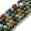 Natural Agate Beads Strands G-G079-A05-03-2