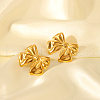 French Style Stainless Steel Butterfly Stud Earrings CG5144-4
