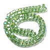 Electroplate Glass Beads Strands EGLA-H108-01A-AB03-2