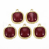 Light Gold Plated Alloy Pendants PALLOY-N154-29A-NR-1