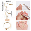 SUNNYCLUE 100Pcs 304 Stainless Steel French Earring Hooks STAS-SC0004-63G-2