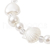 ABS Plastic Imitation Pearl Beaded Bracelets for Women BJEW-JB11872-03-3