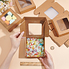 Kraft Paper Gift Box with Visible Window CON-WH0088-74B-3