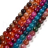 Natural Agate Beads Strands G-G703-10mm-M-2