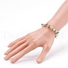 Chips Natural Blue Opal Beaded Stretch Bracelets BJEW-JB05990-3