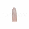 Natural Rose Quartz Hexagonal Prism Display Decorations PW-WG1FC46-01-1