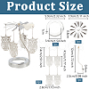 Stainless Steel Rotating Tealight Candle Holder DIY-WH0021-42P-02-2
