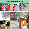 BENECREAT 12M 6 Styles Flat Polycotton & Cotton Twill Tape Ribbon OCOR-BC0007-40B-6