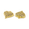 Brass Micro Pave Cubic Zirconia Charms KK-E068-VF180-3