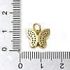 Brass Micro Pave Clear Cubic Zirconia Pendants KK-U005-01L-G-3
